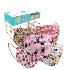 Çocuk Maskesi / Kız / Üts Kayıtlı / 50 Adet / 10'arlı Paketlerde